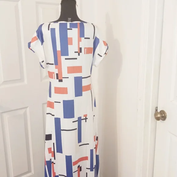 Colorful Geometric Dress Top - Picture 9 of 11